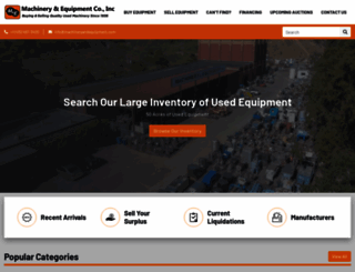 machineryandequipment.com screenshot