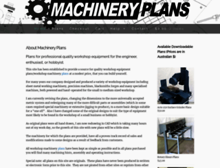 machineryplans.com screenshot