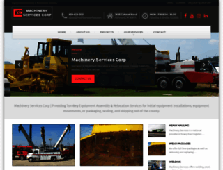 machineryservices.com screenshot