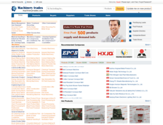 machinerytrades.com screenshot