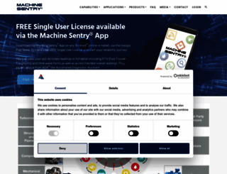 machinesentry.com screenshot