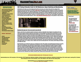 machinetoolhelp.com screenshot