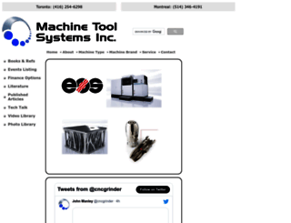 machinetoolsystems.com screenshot