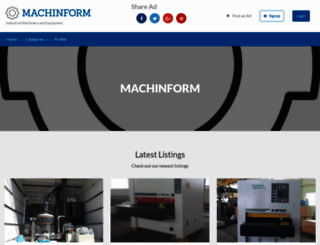 machinform.com screenshot