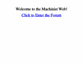 machinistweb.com screenshot