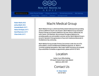 machtmedicalgroup.com screenshot