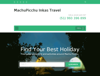 machupicchuinkastravel.com screenshot