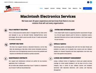 macintoshelectronics.com screenshot