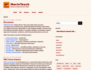 macintouch.com screenshot