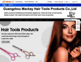 mackayhairtools.en.alibaba.com screenshot