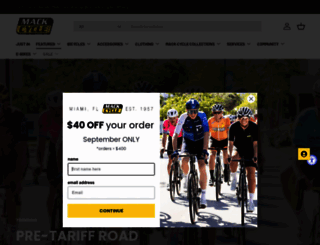 mackcycleandfitness.com screenshot