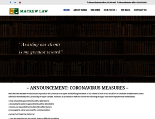 mackewlaw.com screenshot