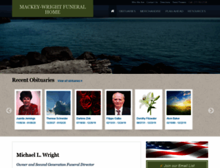 mackey-wrightfuneralhome.com screenshot