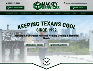 mackeymechanical.com screenshot
