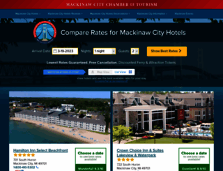 mackinaw-city.com screenshot