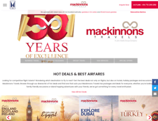 mackinnonstravels.com screenshot