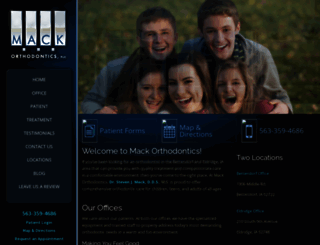mackorthodontics.com screenshot