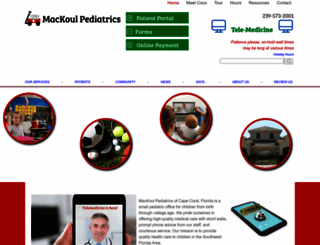 mackoulpediatrics.com screenshot