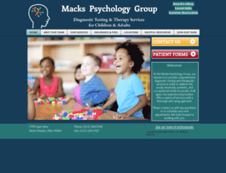 mackspsychology.com screenshot
