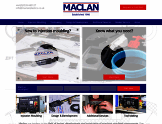 maclanplastics.co.uk screenshot