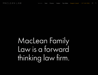 macleanfamilylaw.ca screenshot