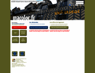 macoloc.fr screenshot