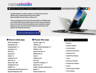 macosuninstaller.com screenshot