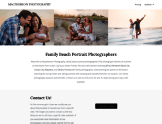 macphersonfamilyphotography.com screenshot