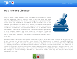 macprivacycleaner.com screenshot