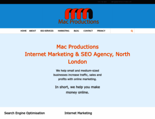 macproductions.com screenshot