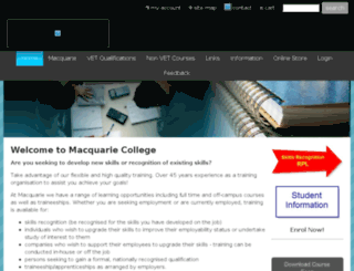 macquarie.vic.edu.au screenshot