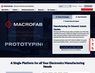 macrofab.com screenshot