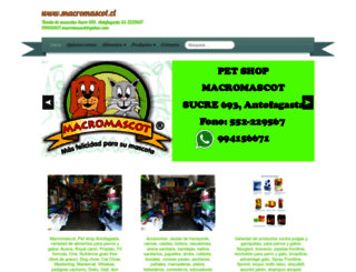 macromascot.cl screenshot