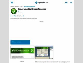 macromedia-dreamweaver.uptodown.com screenshot