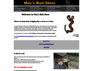 macsbaitstore.com screenshot