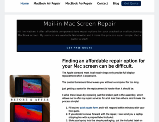 macscreenrepair.com screenshot