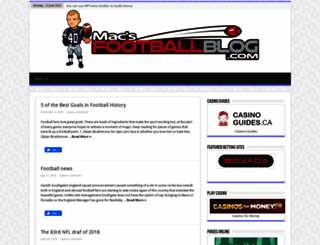 macsfootballblog.com screenshot