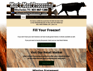macsmeatprocessing.com screenshot
