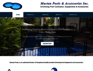 mactanpools.com.ph screenshot