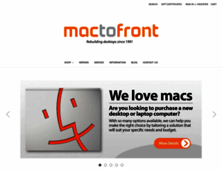 mactofront.com.au screenshot