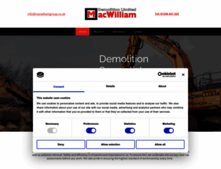 macwilliamdemolition.co.uk screenshot