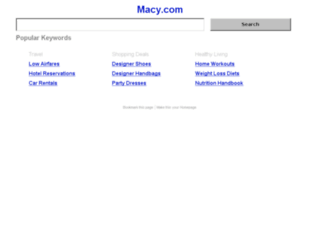 macy.com screenshot