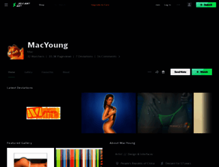 macyoung.deviantart.com screenshot