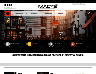 macyssecurity.com screenshot