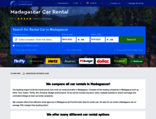 madagascar-carrental.com screenshot