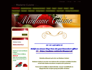 madame-cuisine.webnode.nl screenshot