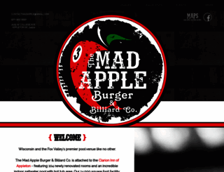 madapplebilliards.com screenshot
