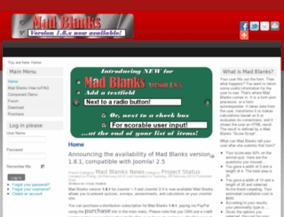 madblanks.com screenshot