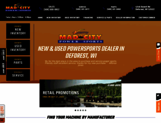 madcitypowersports.com screenshot