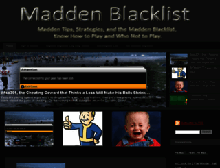 maddenblacklist.com screenshot